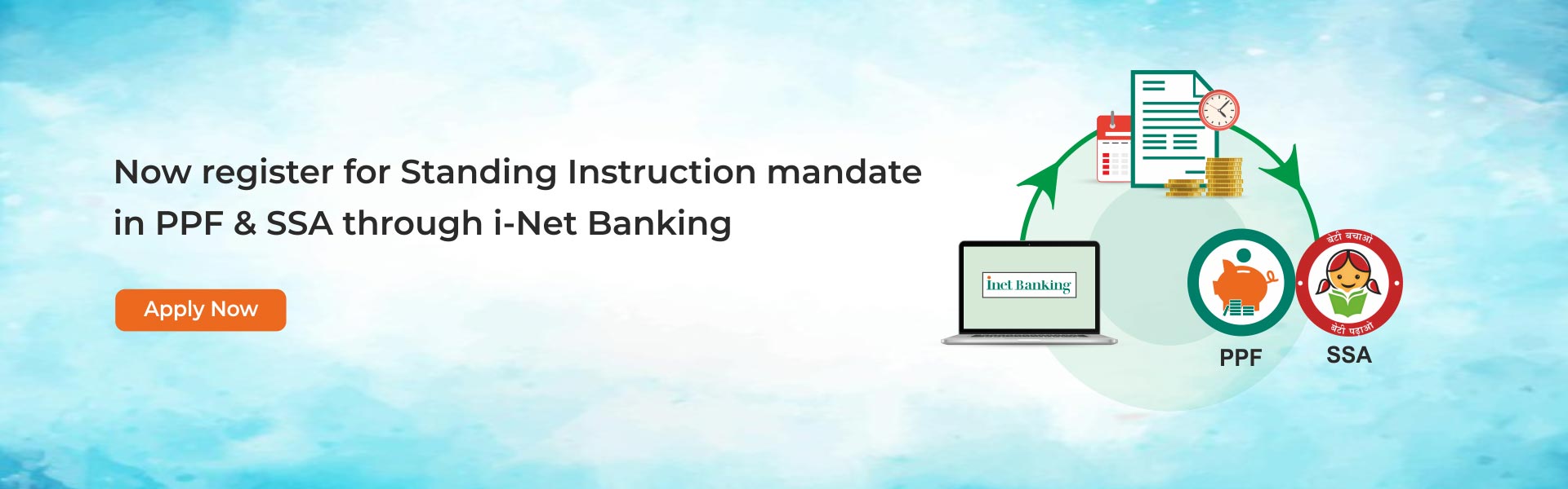 Standing Instruction facility for PPF & SSA account holders